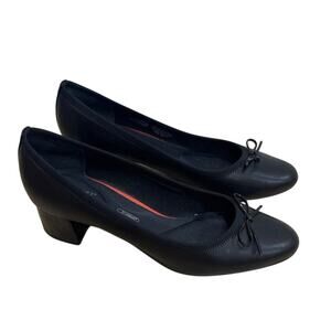 Rockport‎ Women's Total Motion Leah Pump 10 Black Nappa